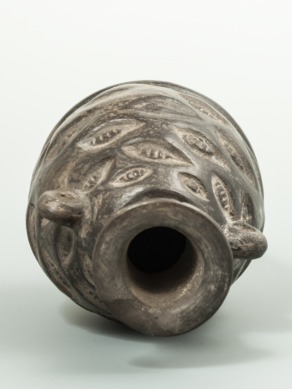 Art Of The Americas Blackware Vessel Chimu Culture Peru